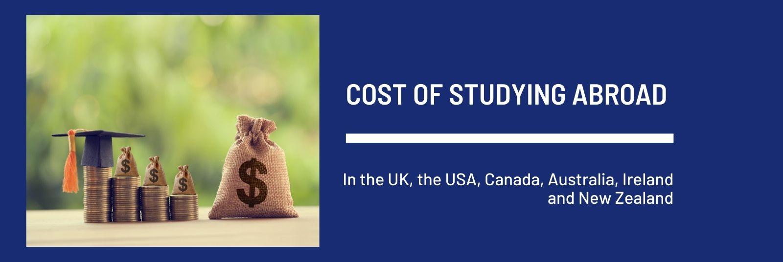 Cost of studying abroad for Indian students